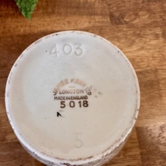 Vintage James Kent Floral Chintz Vase – Purple Violet Bouquet with Gold Trim‎ - Picture 6 of 6